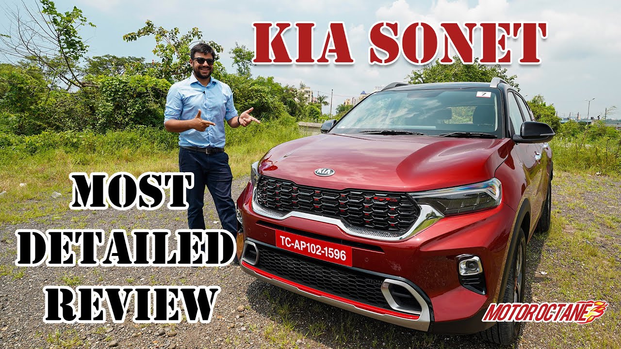 Kia Sonet GTX+ Petrol and Diesel Review - Performance, Mileage, Space, Design, Colours | MotorOctane