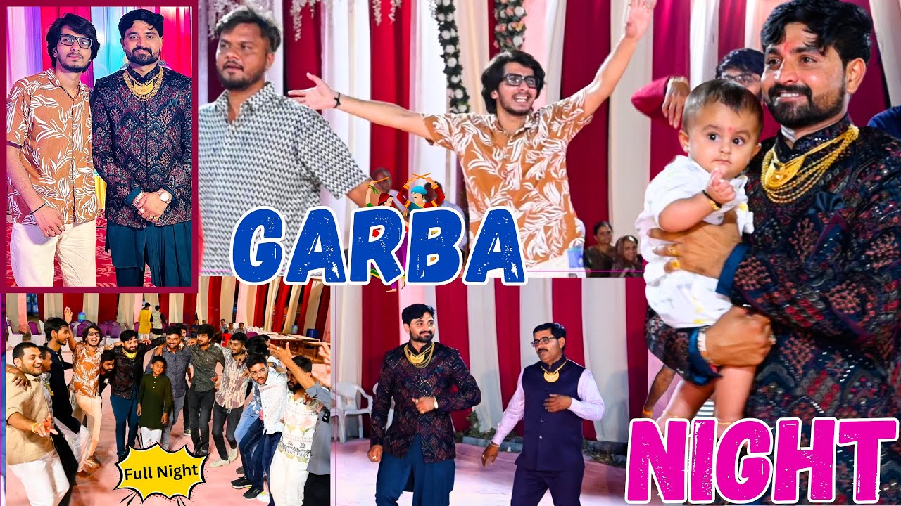 સવાર ના 2 વાગ્યા સુધી ગરબા રમ્યા 😂 મજજો  પડી ગયો 😍 Full on Masti 😉 Vlog#232 @Mr_pavra_Vlogs