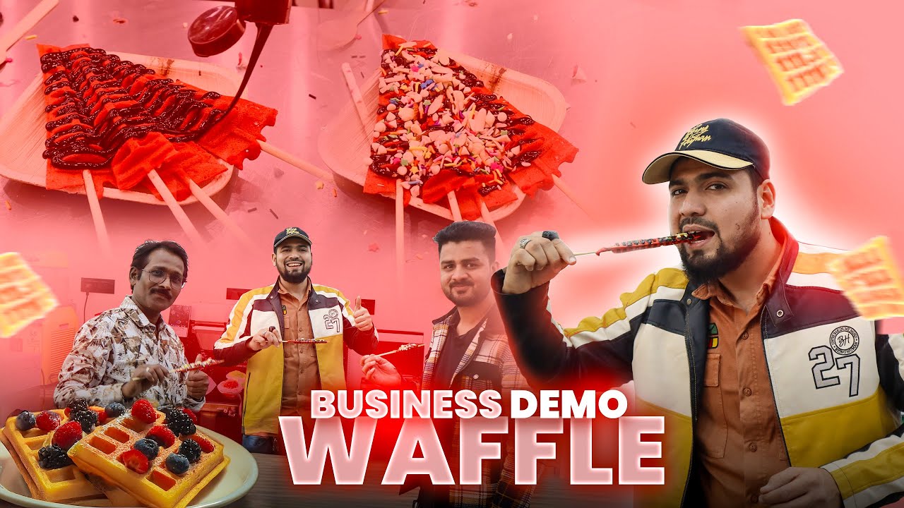 Waffle Business kaise Karein?🧇✨ Waffle Machine Live Demo | SS KITCHEN EQUIPMENT IN INDIA🍴✨