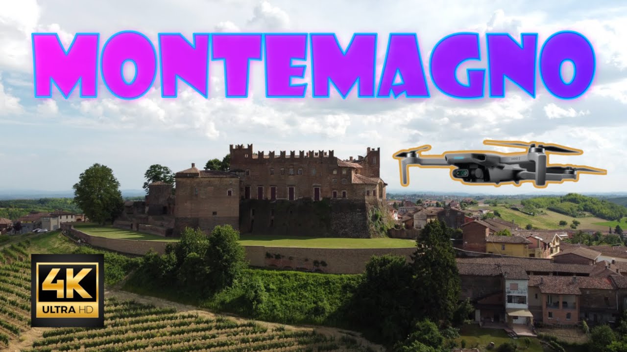 Montemagno visto dal drone