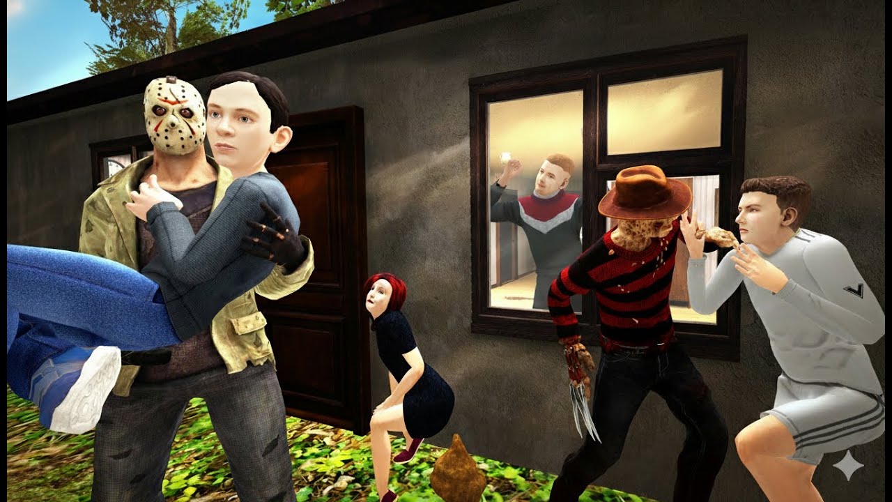 ПОБЕГ ПАЦАНА 3: Маньяк В Лагере - МУЛЬТ( Джейсон vs Фредди Крюггер ) / Schoolboy Act 3 Trailer