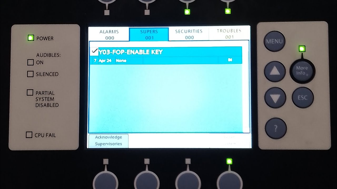 Siemens how to check time list fire alarm panel. subscribe my channel