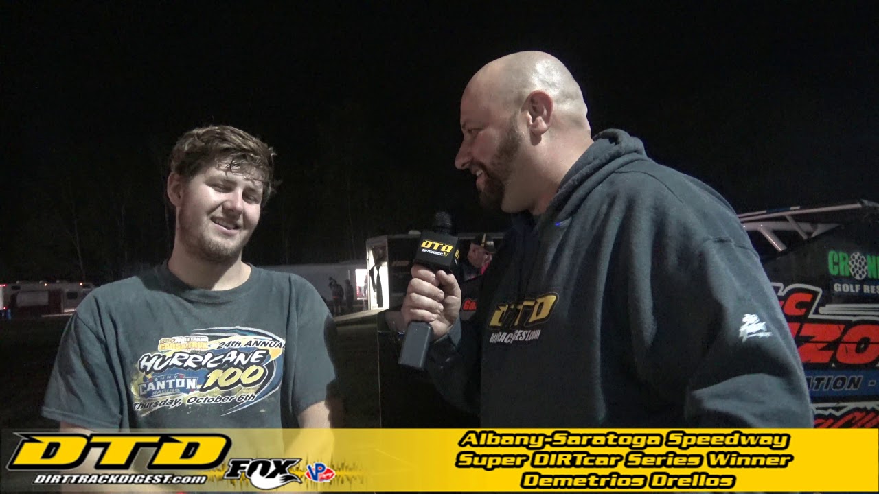 Demetrios Drellos Discusses First Super DIRTcar Series Win at Albany-Saratoga 9/21/19