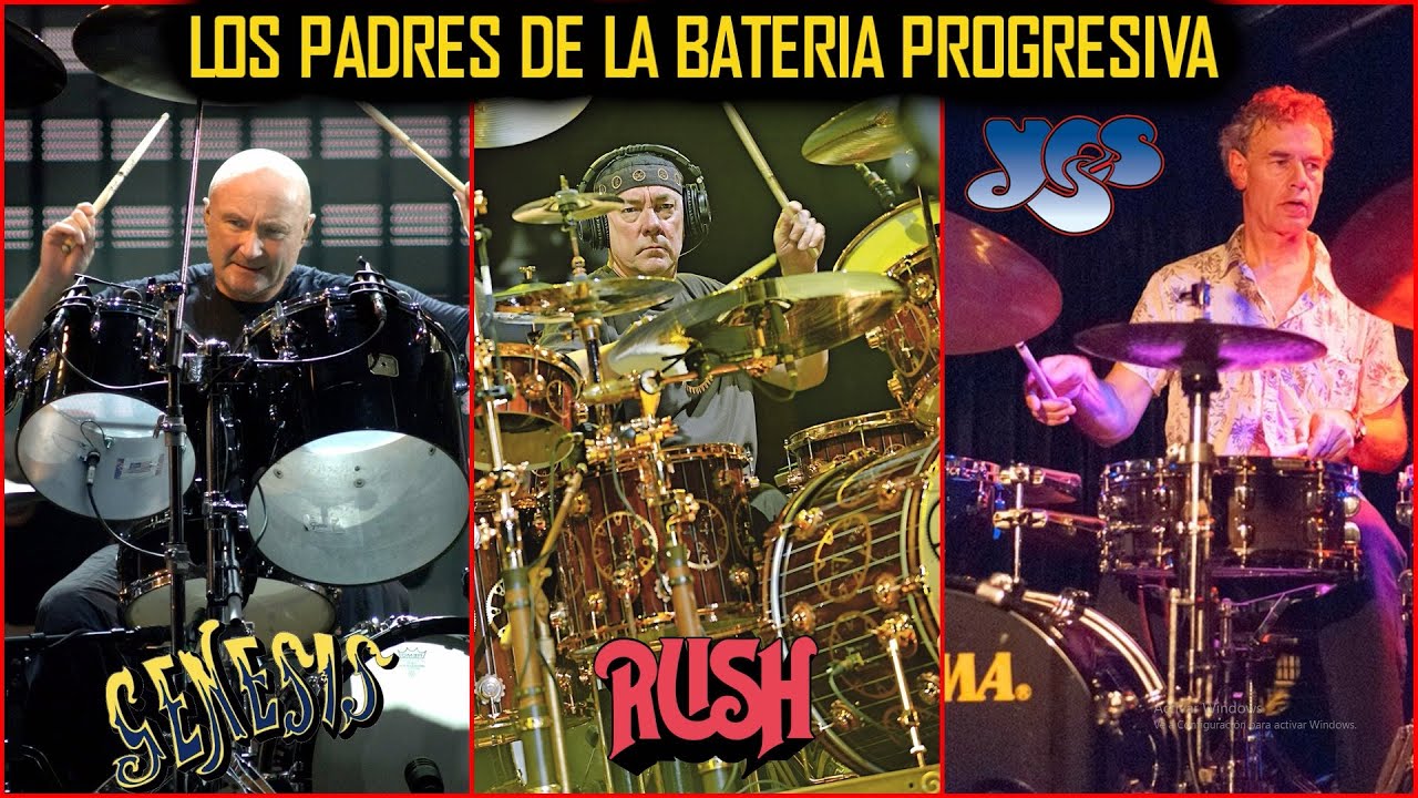 🚨 Analizando A Los 3 BATERISTAS Iconicos Del Rock PROGRESIVO (Neil Peart,Phil Collins,Bill Bruford 🥁