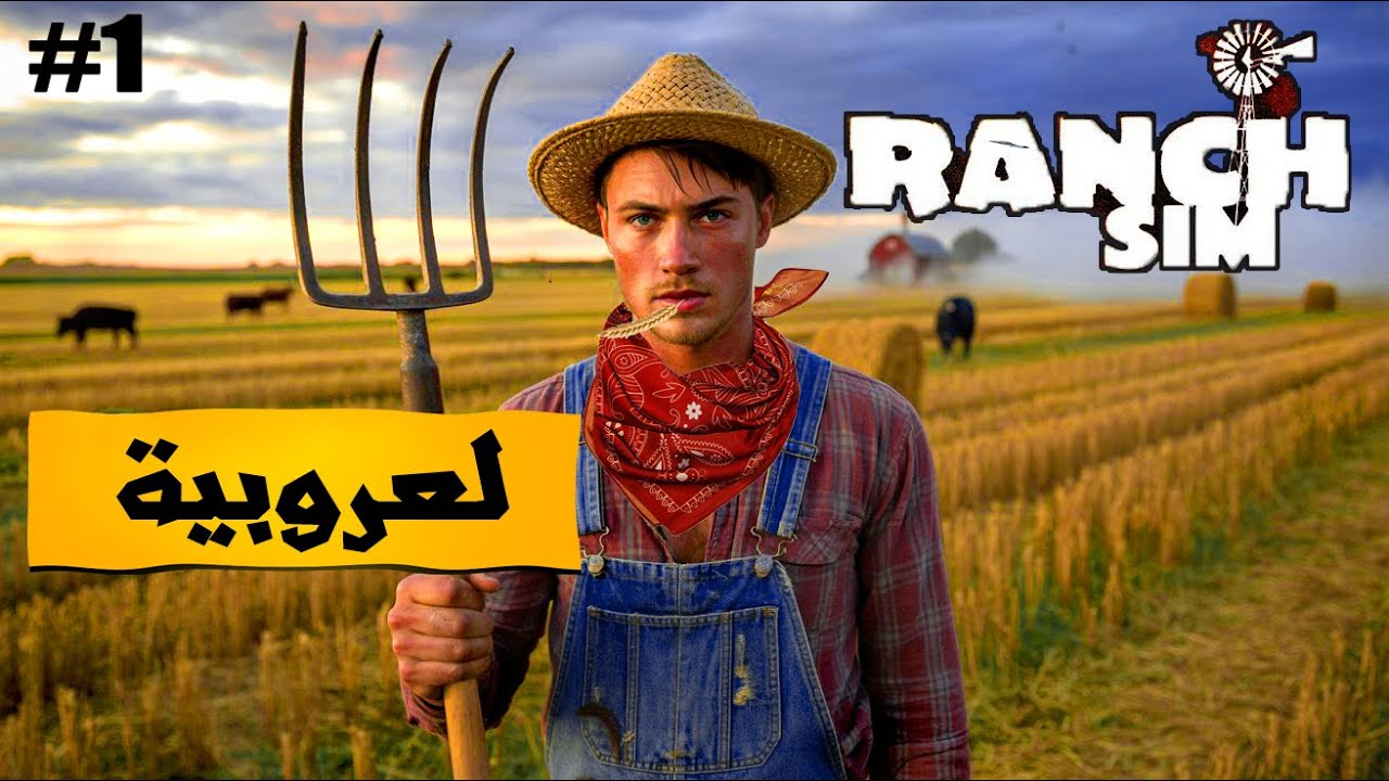 مشينا لعروبيا عند ولاد عمي  باش ناخدو حقنا فالورت لعبة Ranch Simulator #1