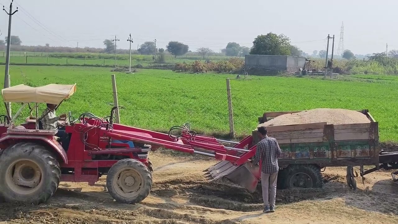 क्या इस ट्रैक्टर को निकाल पाएगा लोडर😜... ओवरलोड ट्रैक्टर ट्रॉली 💯 #sanjaydda 