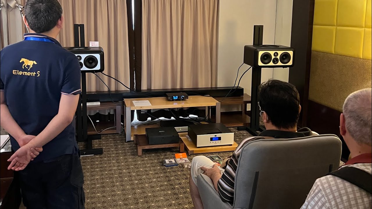 Barefoot MicroMain26 Speaker at 2022 International Sound & Sight Exhibition, Singapore