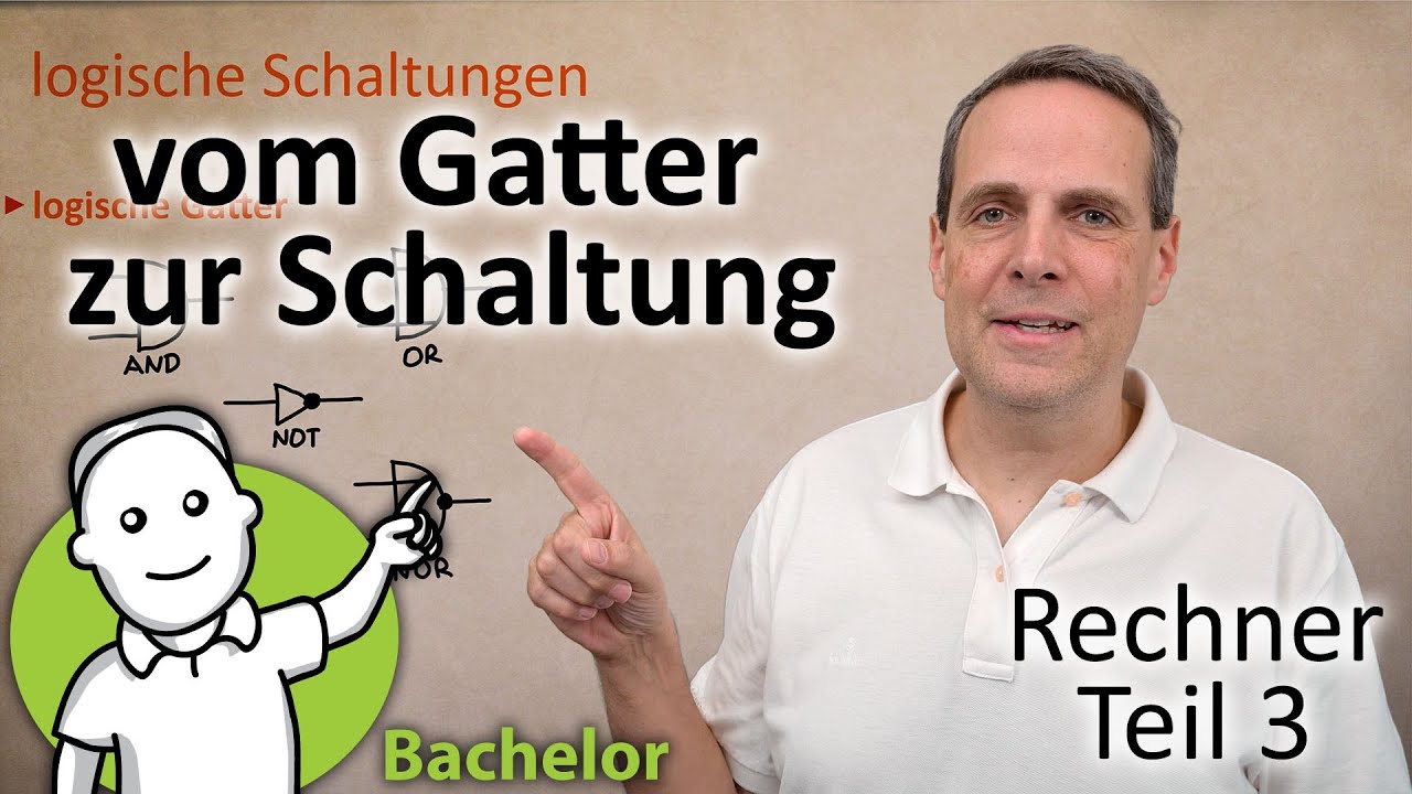 Vom Gatter zur Schaltung (Rechnerbau Teil 3)