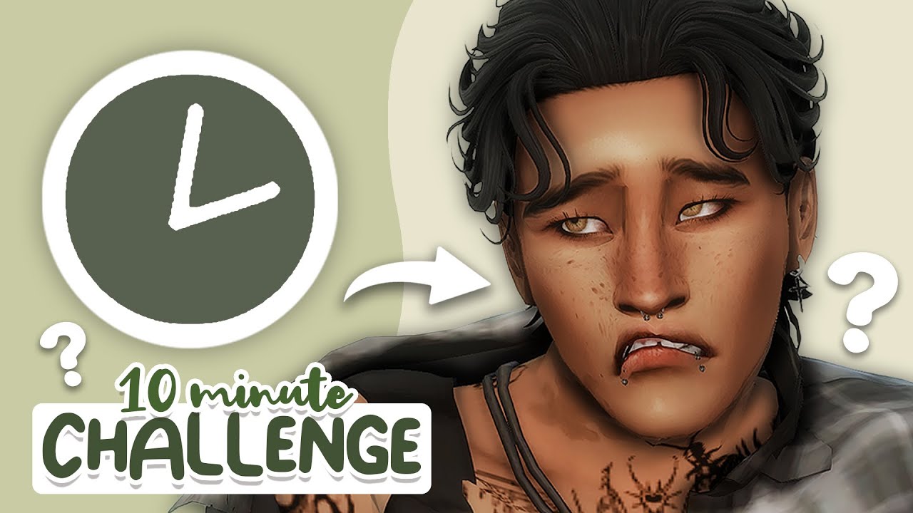Can I make a Sim in 10 MINUTES?! ⏰ | Sims 4 Create a Sim Challenge