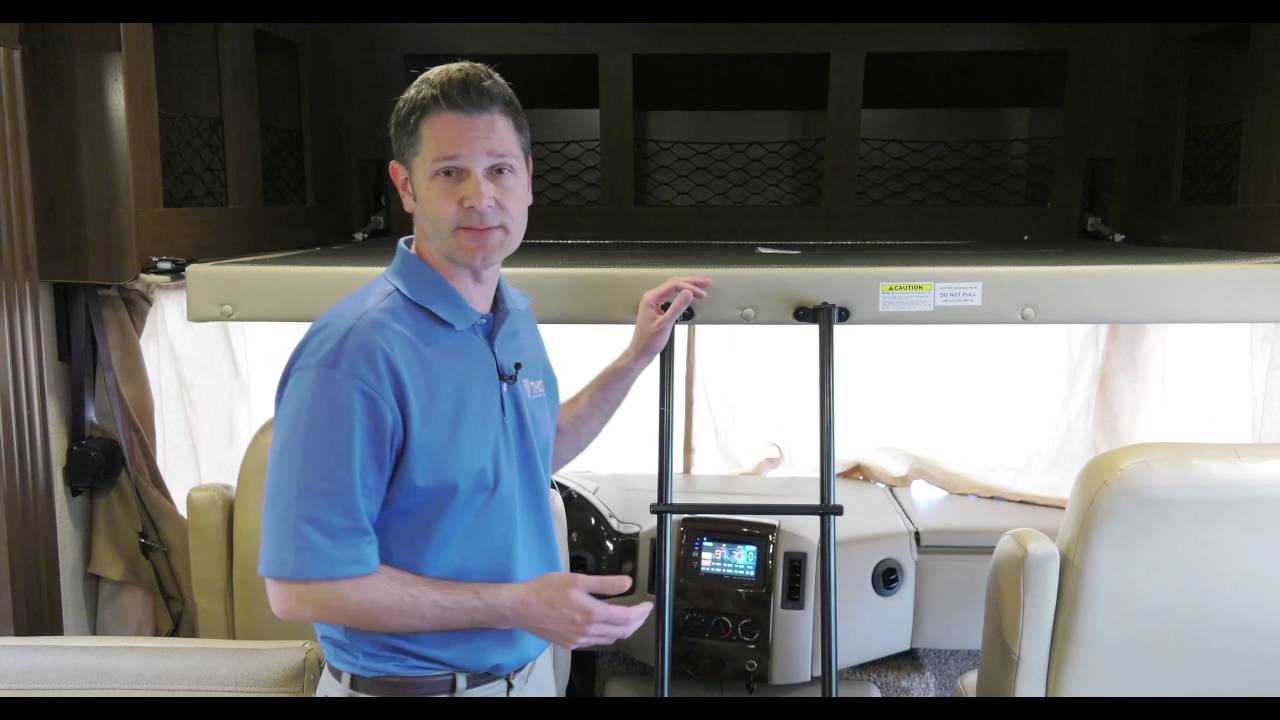 Using Your Overhead Power Bunk On The A.C.E. Motorhome