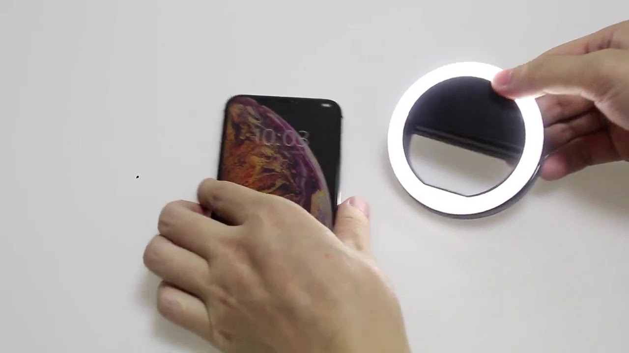 Selfie Ring Light | CLIPE PARA SELFIE E MAQUIAGEM 3 N&Iacute;VEIS DE LUZ