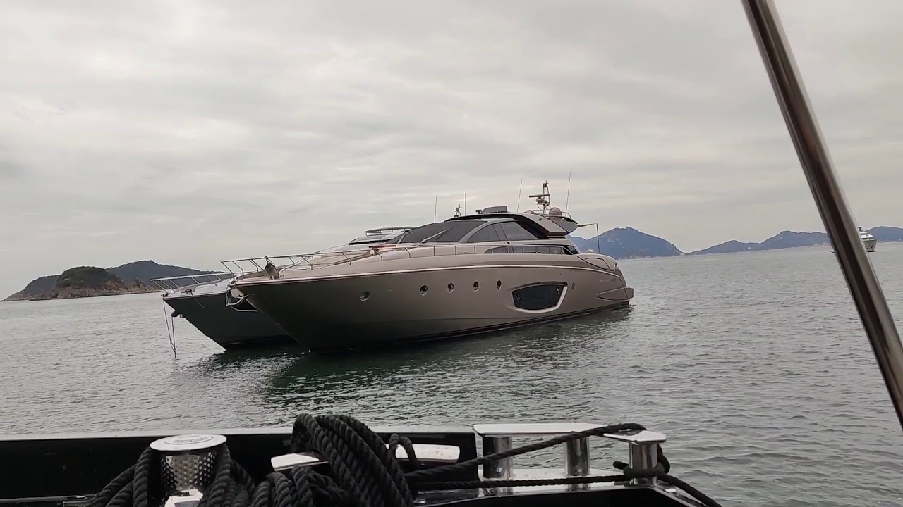 Riva 88 Domino and Riva 76 Perseo at South Bay