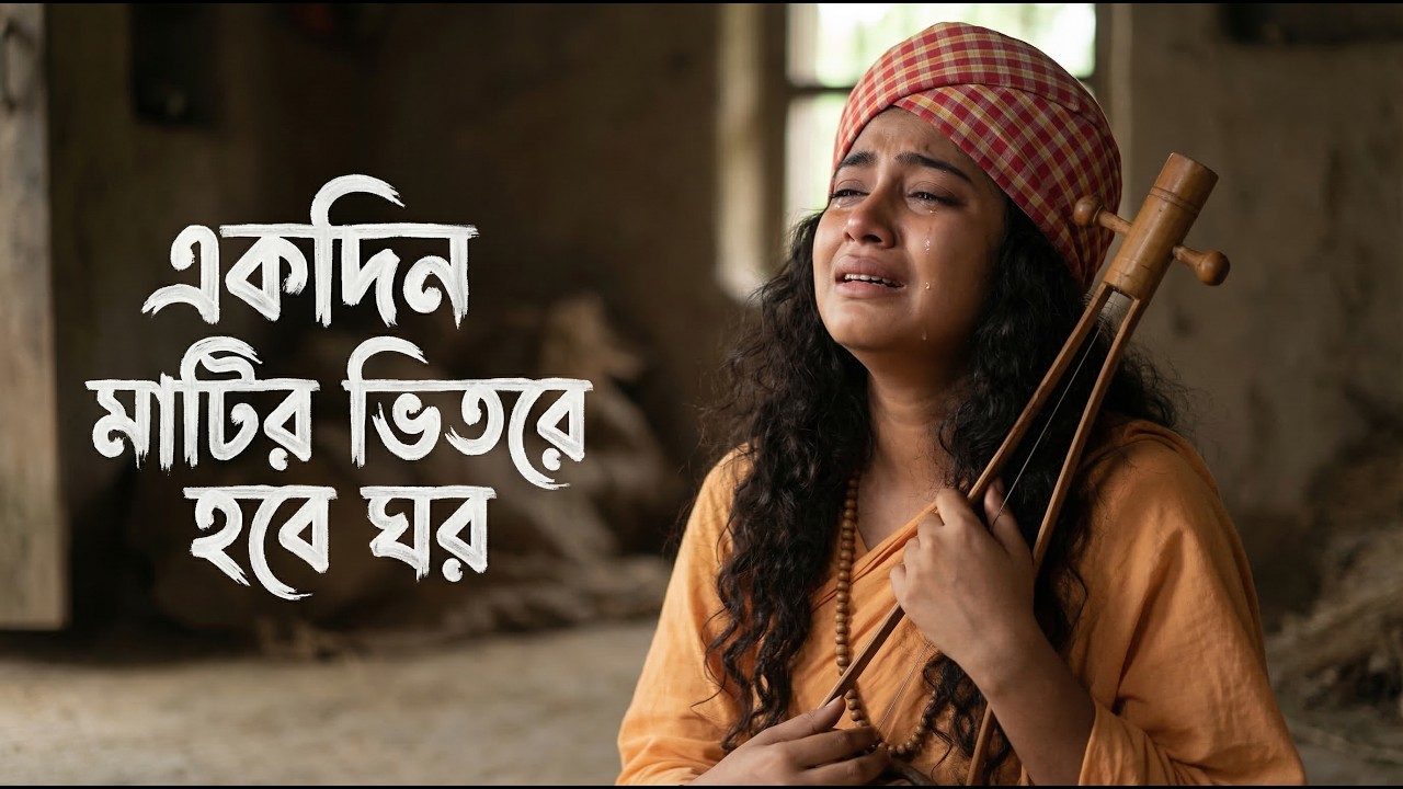 Ekdin Matir Vitore Hobe Ghor Re Mon Amar | একদিন মাটির ভিতরে হবে ঘর   | Bengali Sad Baul Song