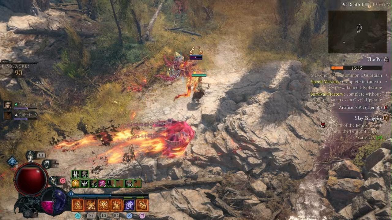 T7 PIT DESTROYED!! TYRANT'S GRASP WARLOCK!! | Diablo 4 Season 13