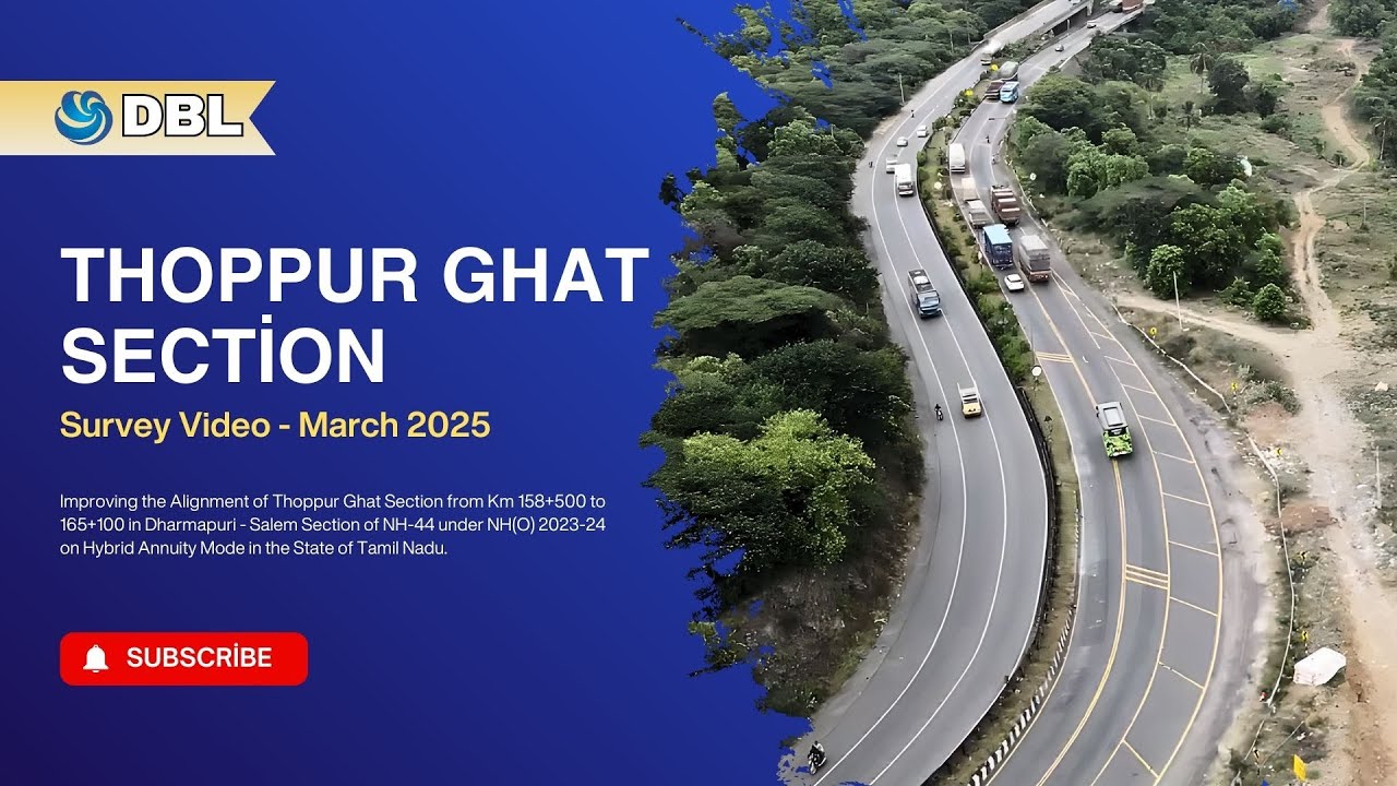 Thoppur Ghat Section in Tamil Nadu | Survey Video - March
