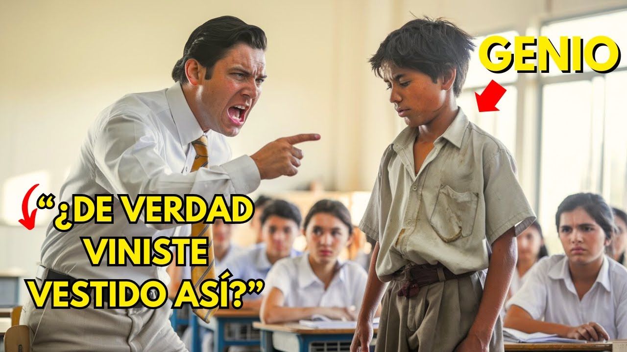 Profesor HUMILLA a un niño por su ropa… sin saber quién era en realidad