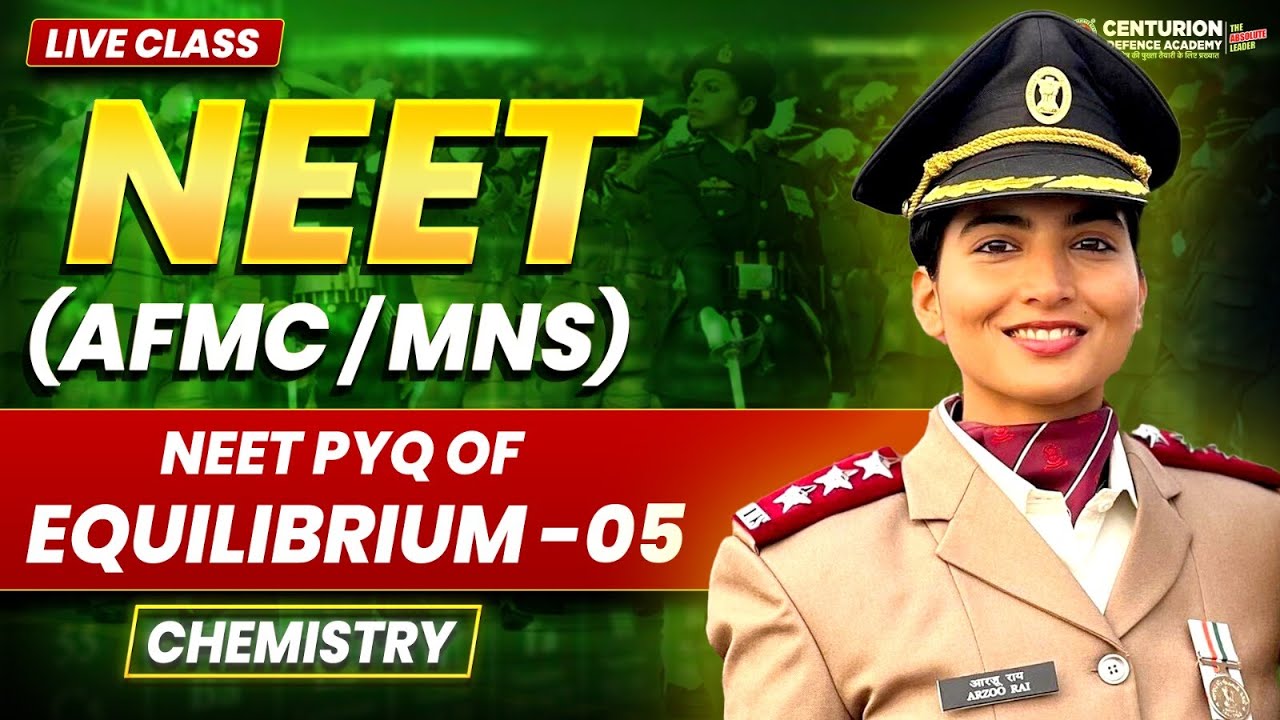 MNS NEET 2026 Chemistry Live | NEET PYQ of equilibrium -05 | Most Important Questions