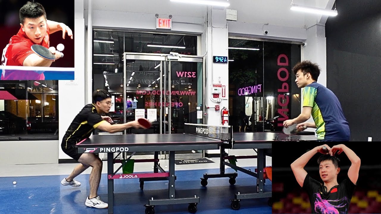 Training with Kai Zhang USA National Team Member (Ma Long's Forehand and Serve Technique) Pt 3