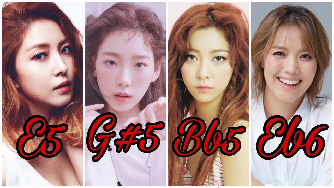 HEAD VOICE - HIGHEST SUPPORTED NOTES At Their Best - Female Kpop Vocalists