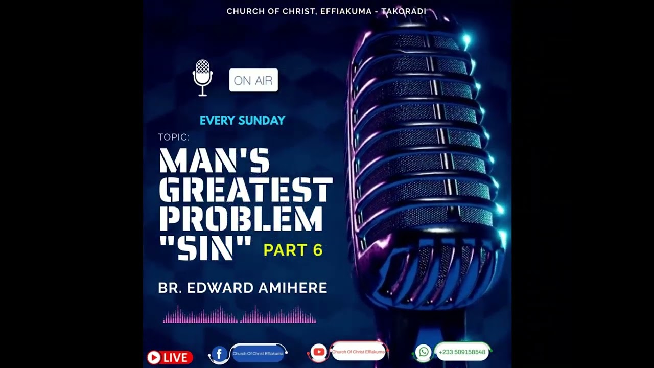 Understanding Religious Sin | Sin - Man's Greatest Problem, Part 6 By Br. Edward Amihere