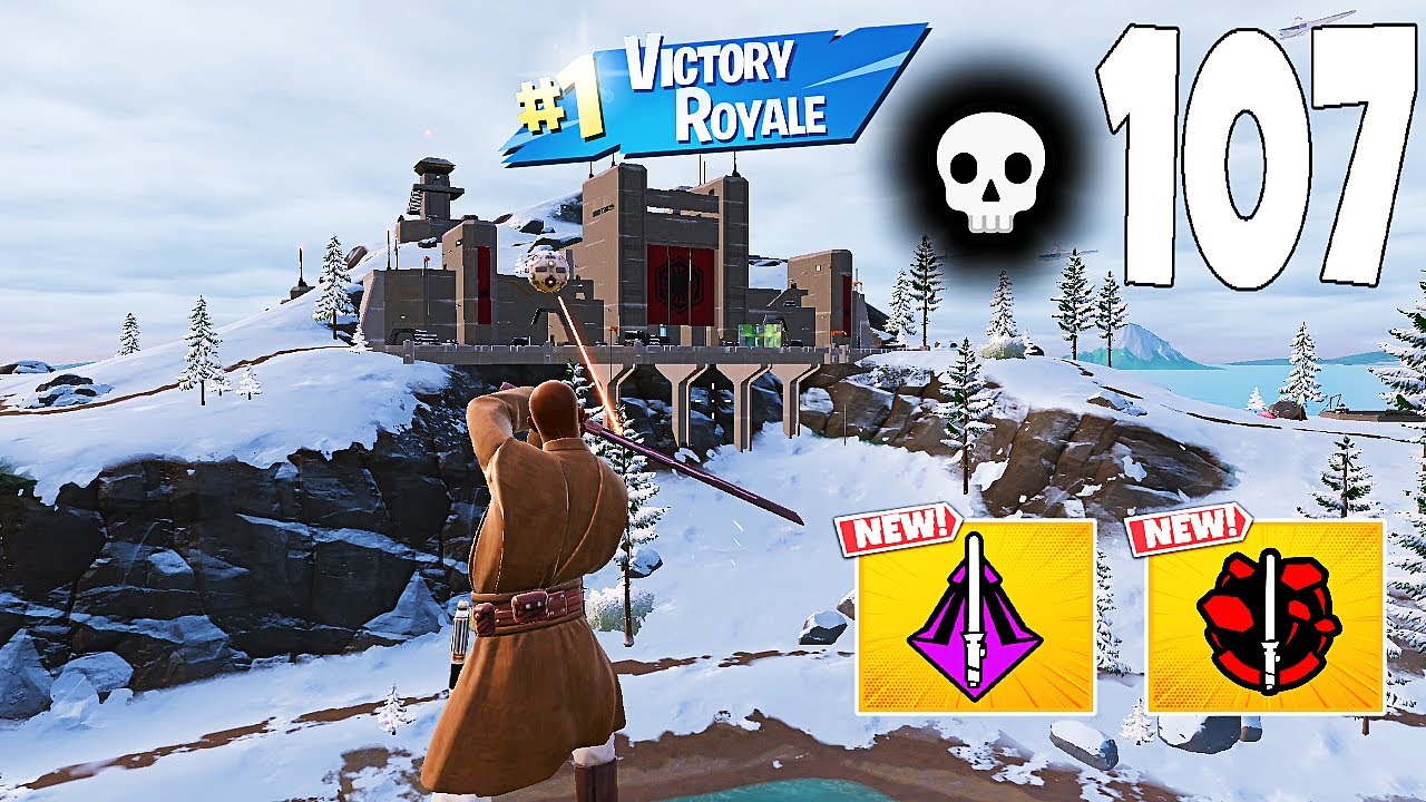 107 Elimination Solo Vs Squads "Zero Build" Gameplay Wins (NEW Fortnite Chapter 6 PC)