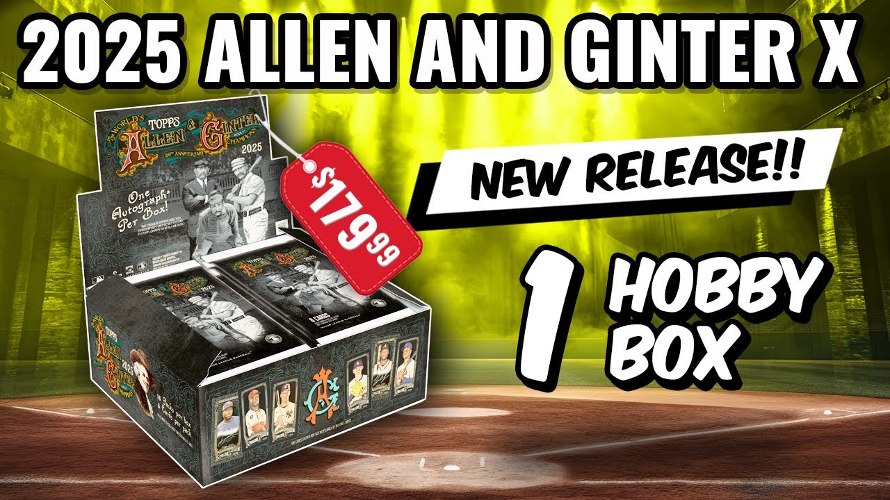 HUGE AUTO!!🚨NEW RELEASE🚨 2025 ALLEN & GINTER X HOBBY BOX