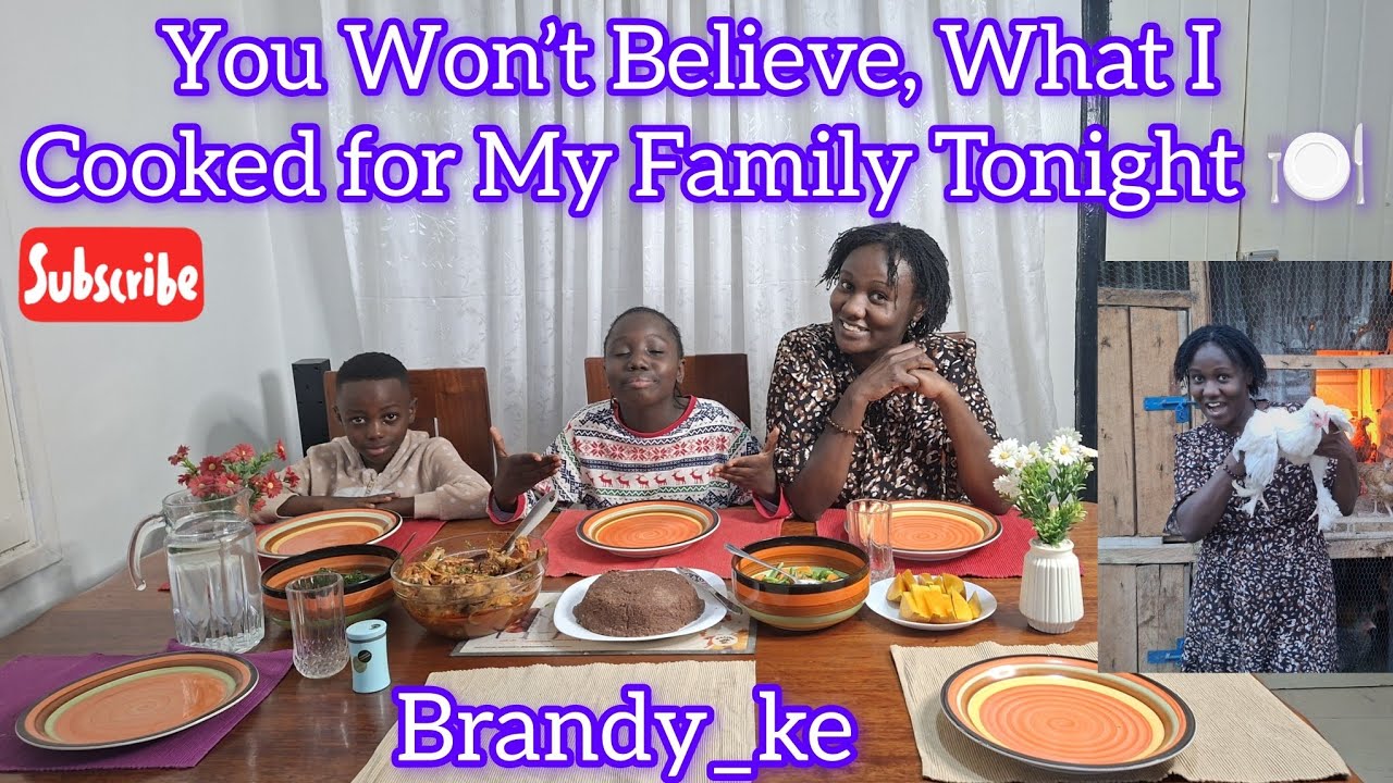 A Special Family Dinner: Kienyeji Chicken, Brown Ugali & Sukuma Wiki (Kales)
