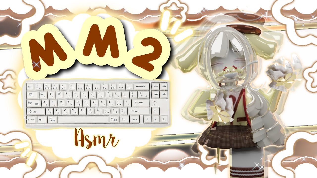 ⋆˚꩜｡Playing MM2 but it’s Keyboard ASMR as Pompompurin! ⋆˚꩜｡ {Roblox Murder Mystery 2}
