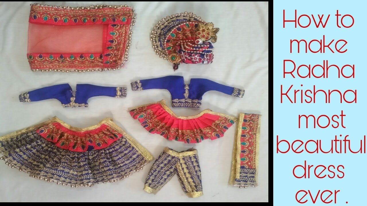 Radha krishna dress / easy tutorial