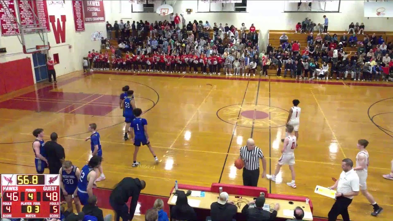 Waltham High School vs Bedford High School Boys' Varsity Basketball