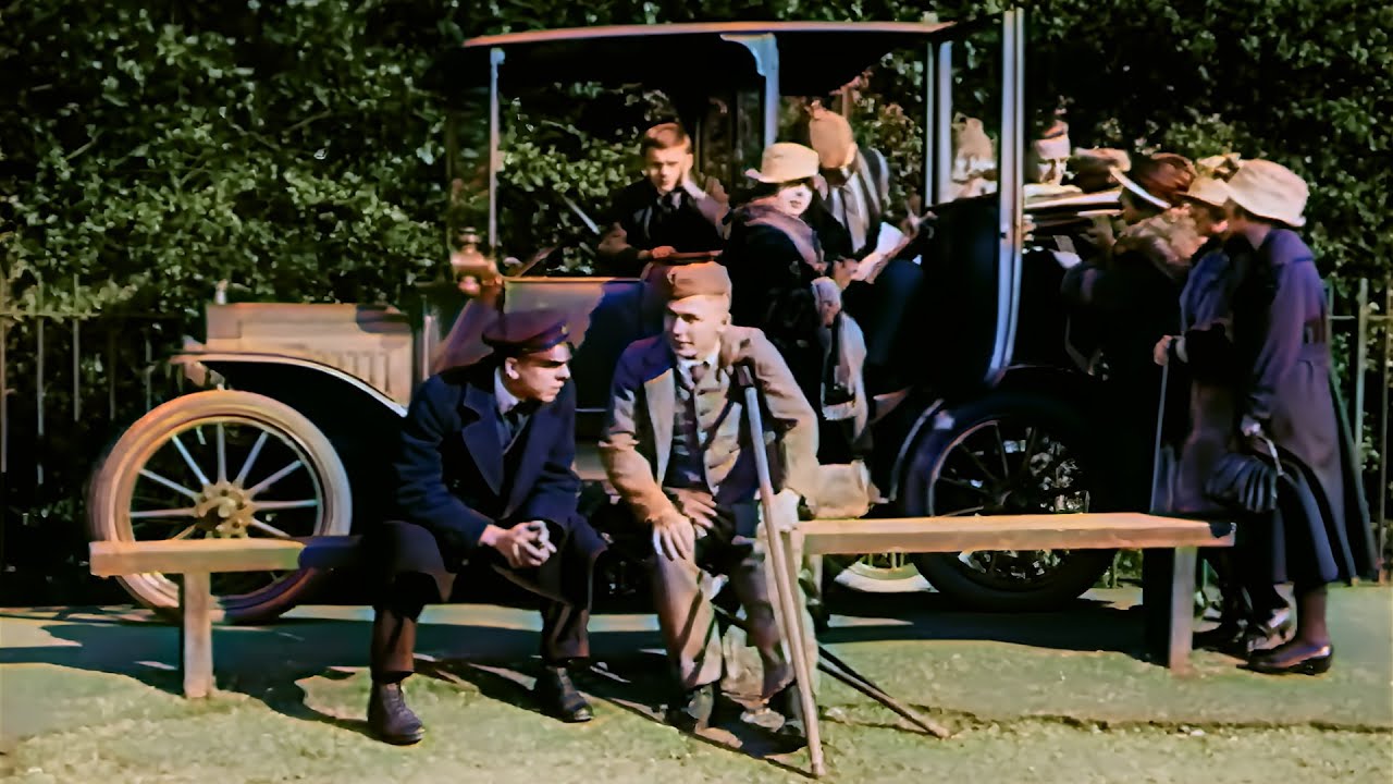 Scenes in England 1918 | Remastered