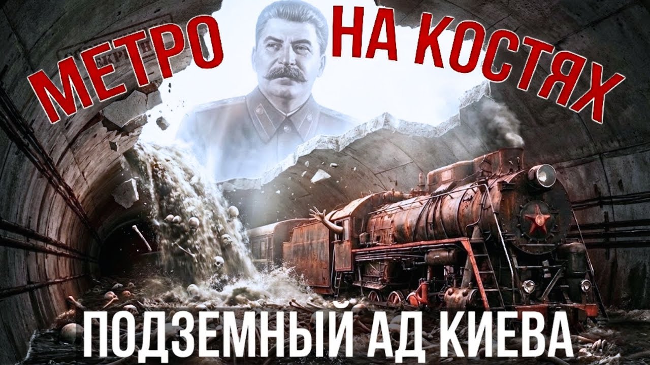 МЕТРО НА КОСТЯХ: Зачем СССР строил ЛОВУШКУ под Днепром?