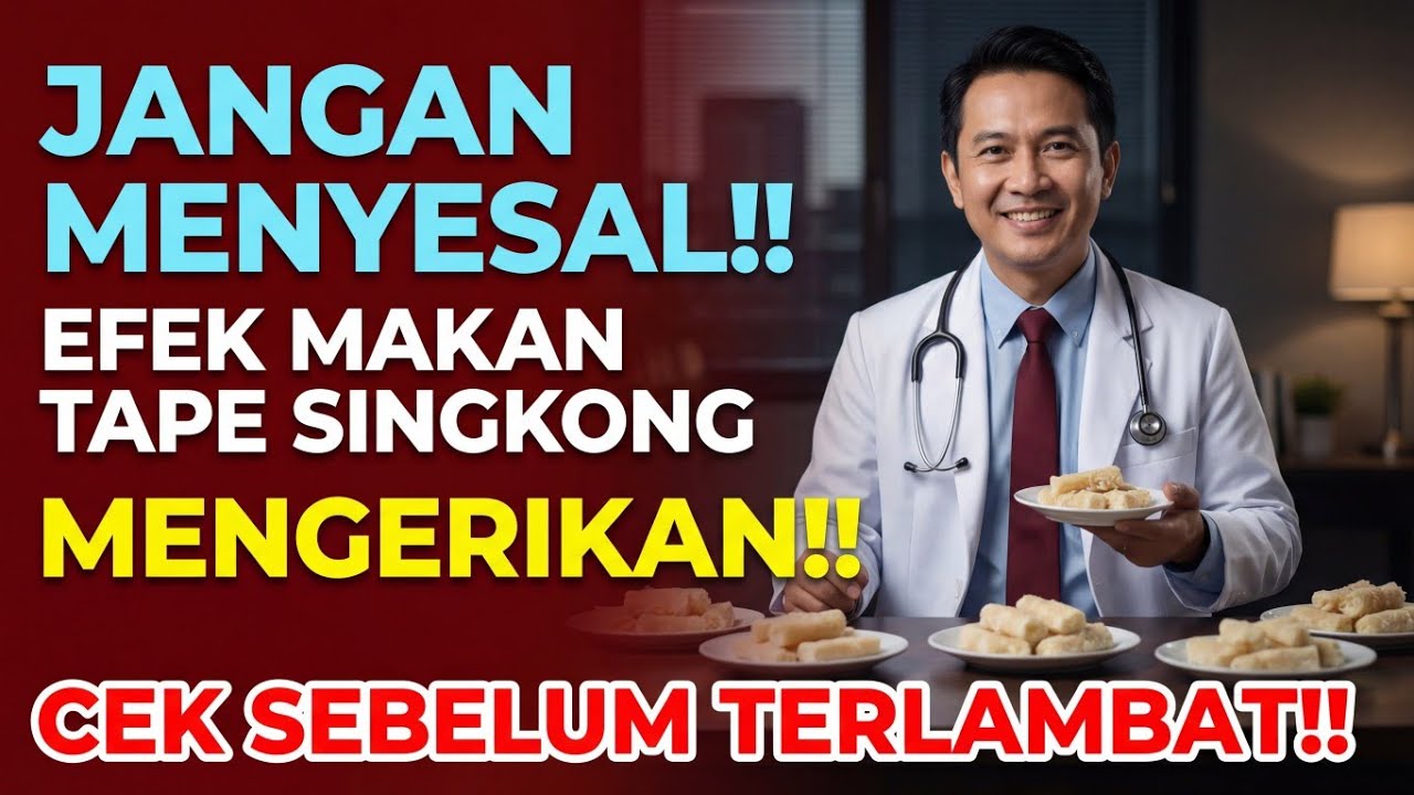 JANGAN MENYESAL MAKAN TAPE‼️Inilah 7 Manfaat Tape Singkong Untuk Lansia Yang Sering Diremehkan..
