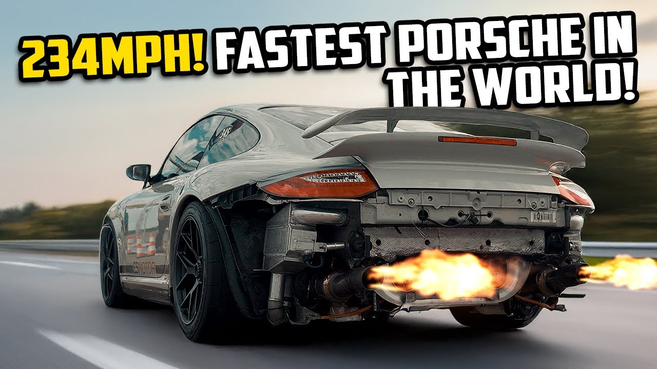 НАКОНЕЦ-ТО МЫ ЭТО СДЕЛАЛИ! 2200-СИЛЬНЫЙ PORSCHE 997 РАЗВИВАЕТ СКОРОСТЬ 234 МИЛЬ В ЧАС!! САМЫЙ БЫС...