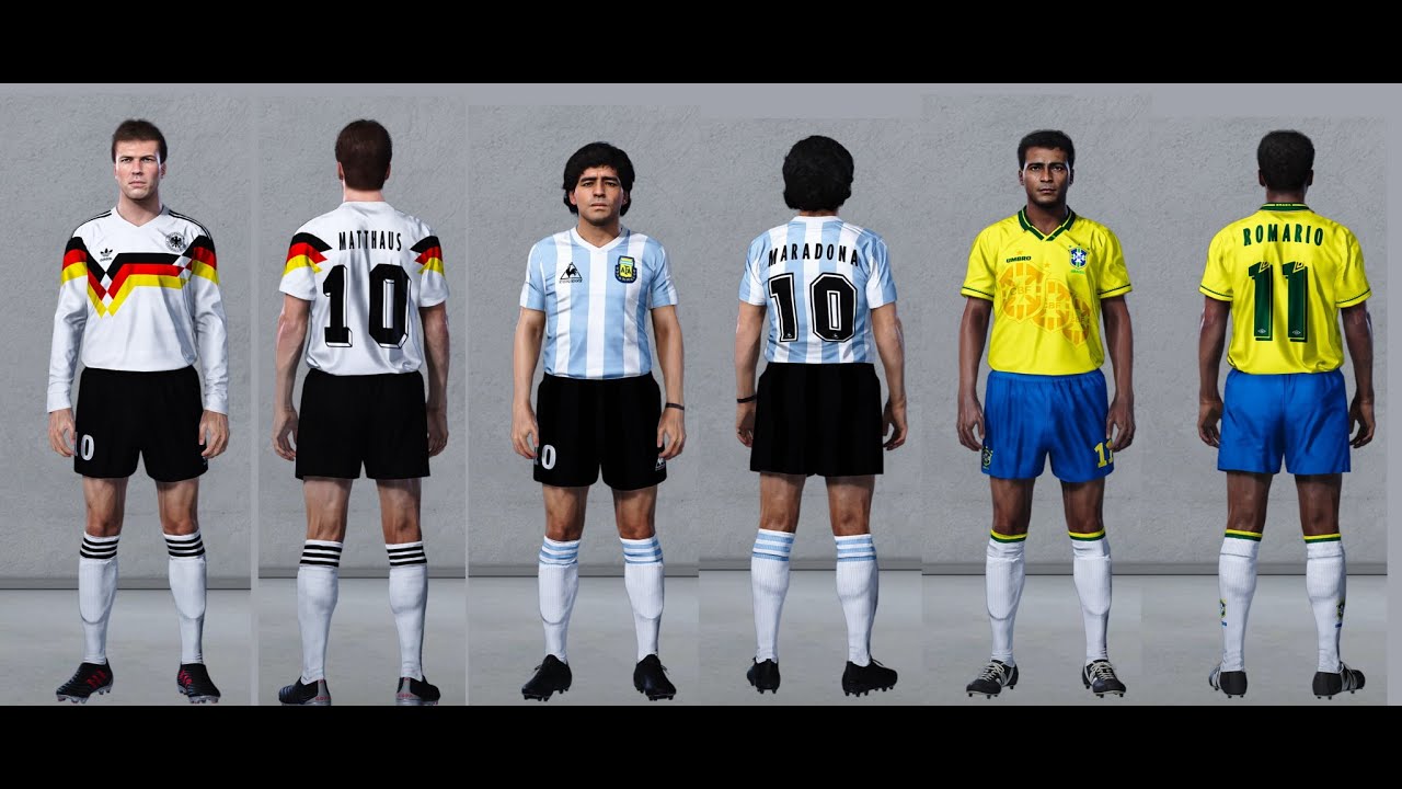 Uniformes Tipo Retro PES 2020