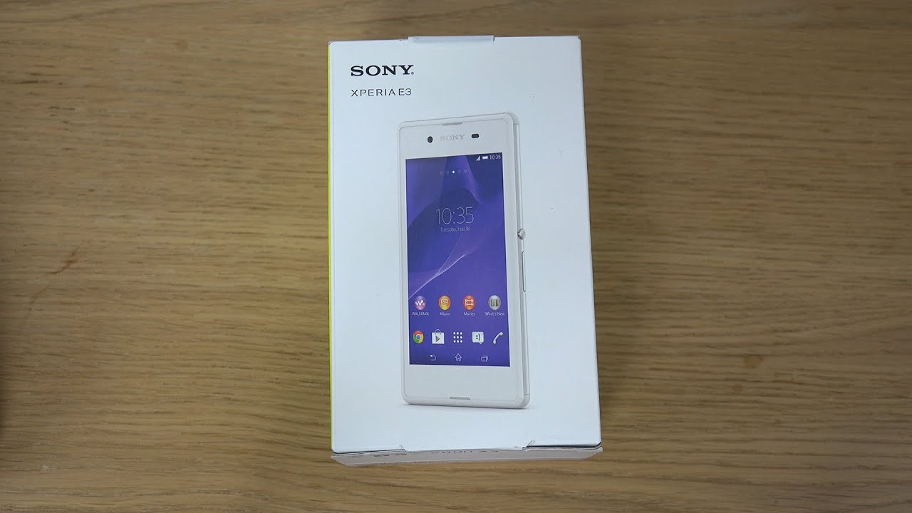 Sony Xperia E3 - Unboxing (4K)