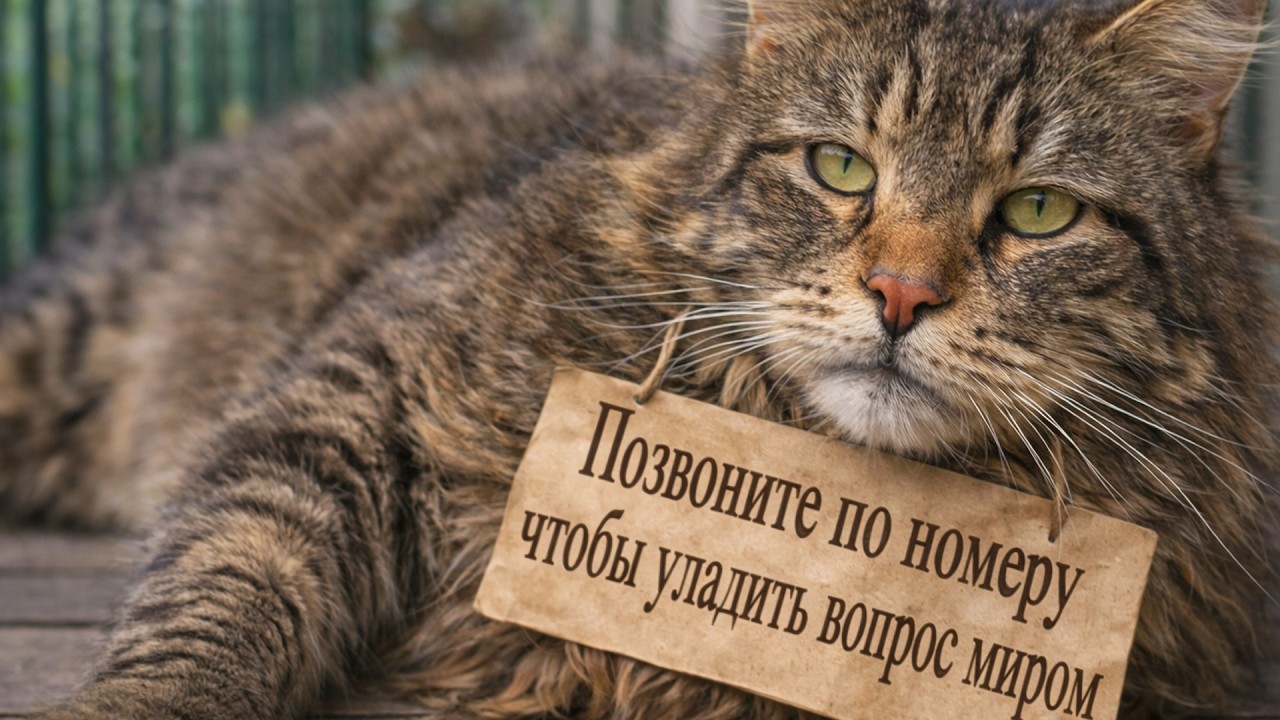 Пропавший кот вернулся через 7 дней с запиской на шее. Слова на записке повергли хозяйку в шок...