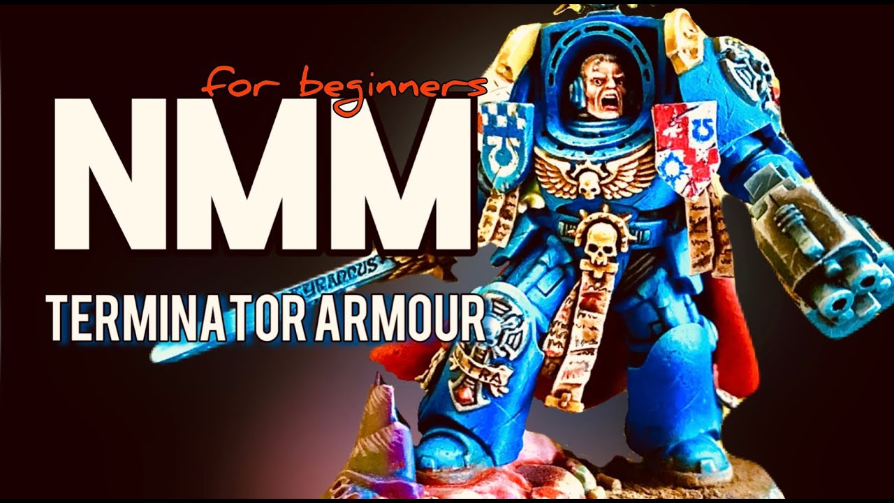 NMM для новичков. Красим ТЕРМИНАТОРСКИЙ ДОСПЕХ | WH40K