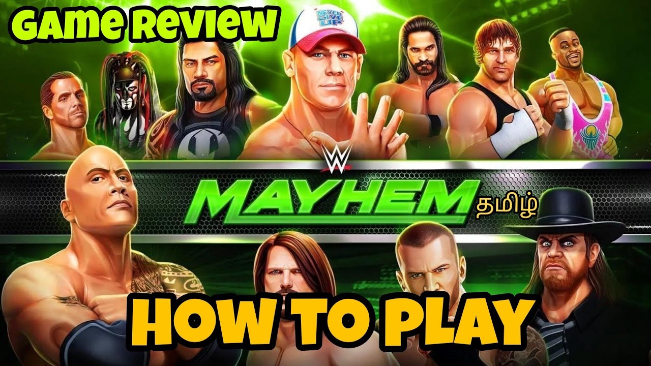 HOW TO PLAY WWE MAYHEM MULTIPLAYER MOOD AND (GAME PLAY)(GAME REVIEW) IN TAMIL