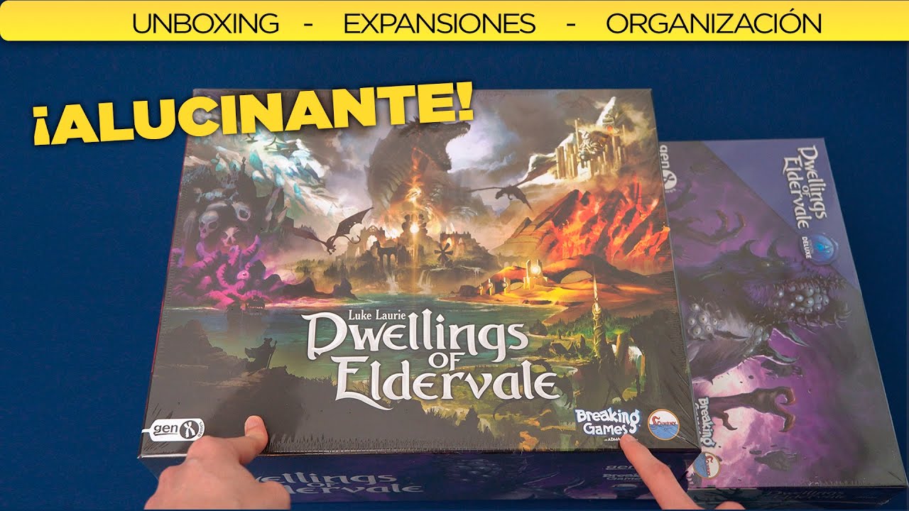 ¿Qué incluye Dwellings of Eldervale? (cómo me encanta este juego)