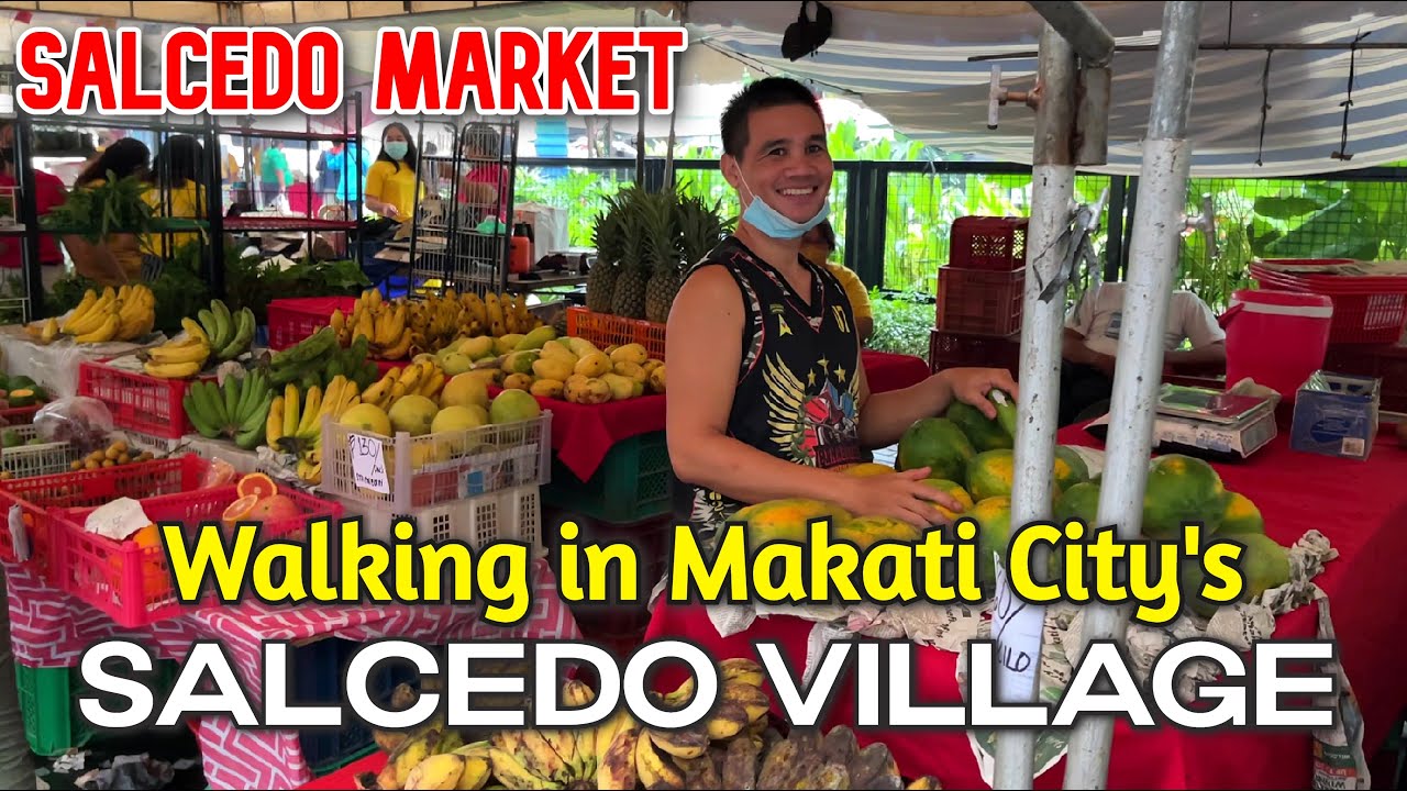 SALCEDO Weekend Market Tour in Makati City + Rainy Walk Around Salcedo Village | Makati Philippines