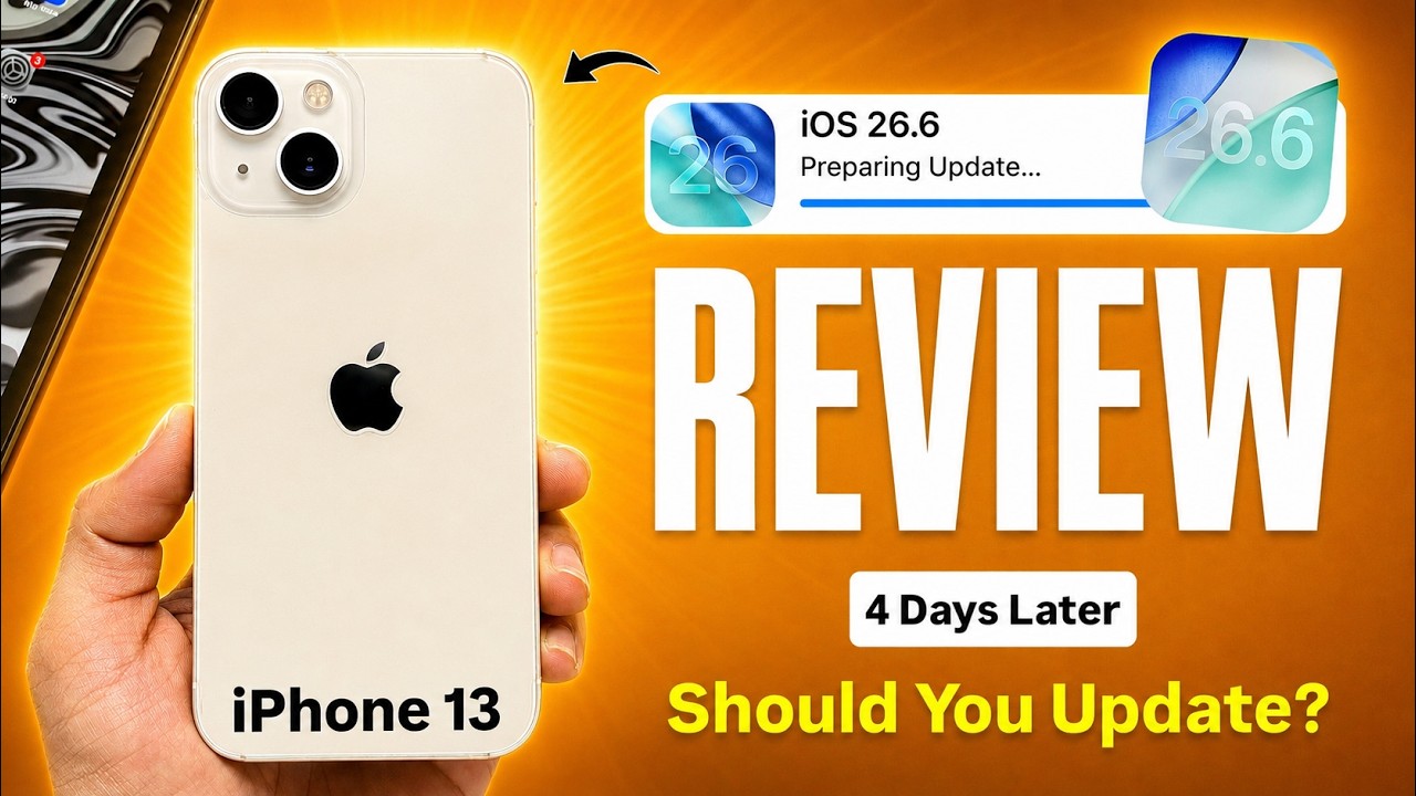 iOS 26.6 Honest Review on iPhone 13 - 4 Days Later - Performance, Battery Life in iPhone 13 iOS 26.6