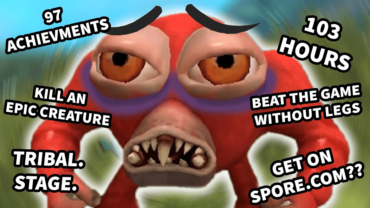 I 100%'d Spore. It was BRUTAL.