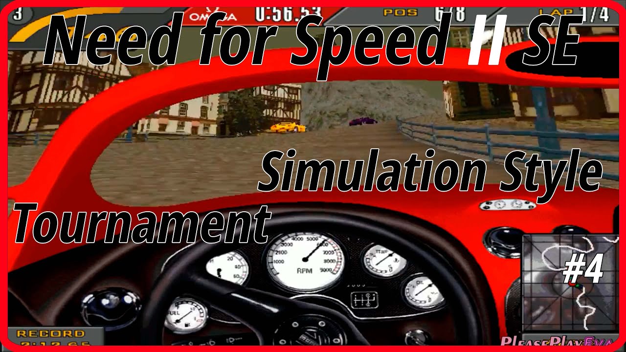 Need for Speed II SE - Walkthrough: Simulation Tournament - Mclaren F1, Nazca C2, Mustang Mach III