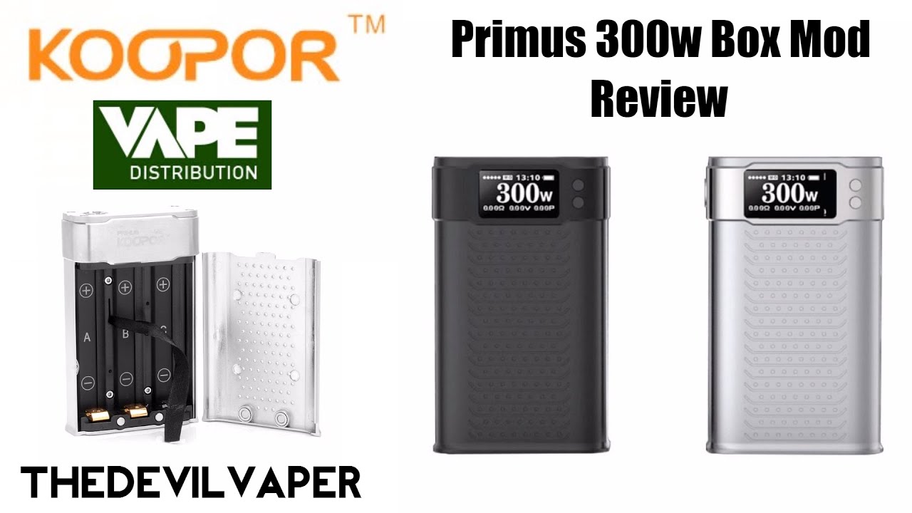 Koopor Primus 300w Review - TheDevilVaper