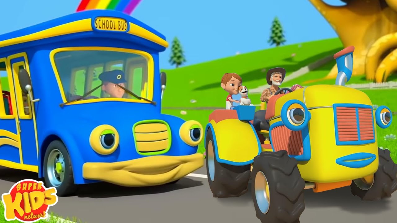 Wheels On The Bus And Vehicles, Nursery Rhymes And Kids Songs by Super Kids Network