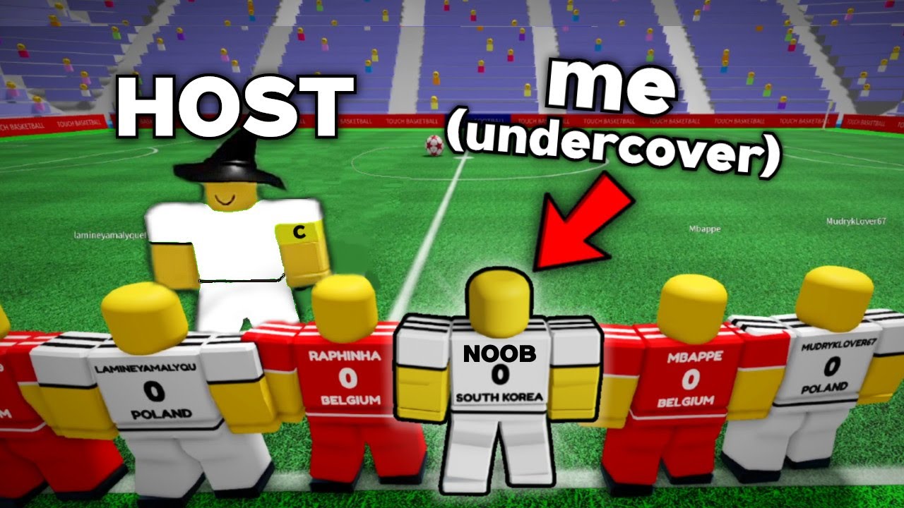 Я участвовал в футбольном турнире под прикрытием от моего друга! (Roblox)