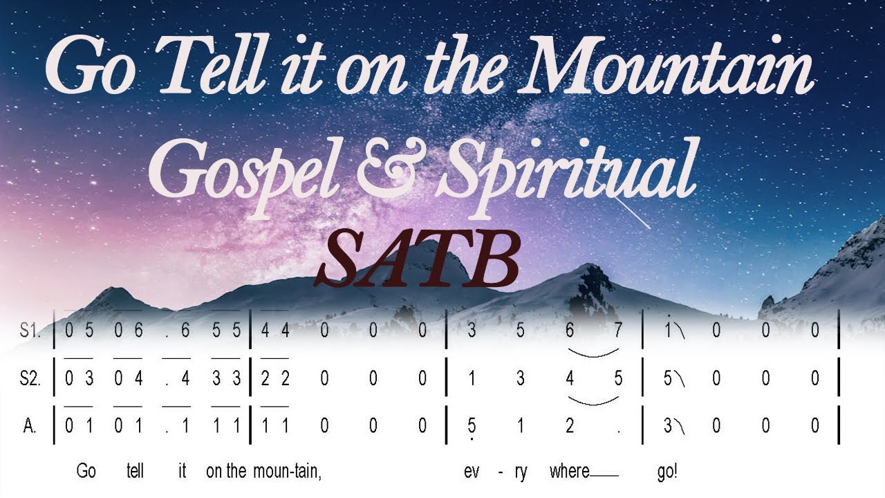 Go Tell it on The Mountain by Philip Kern SATB Notasi Angka