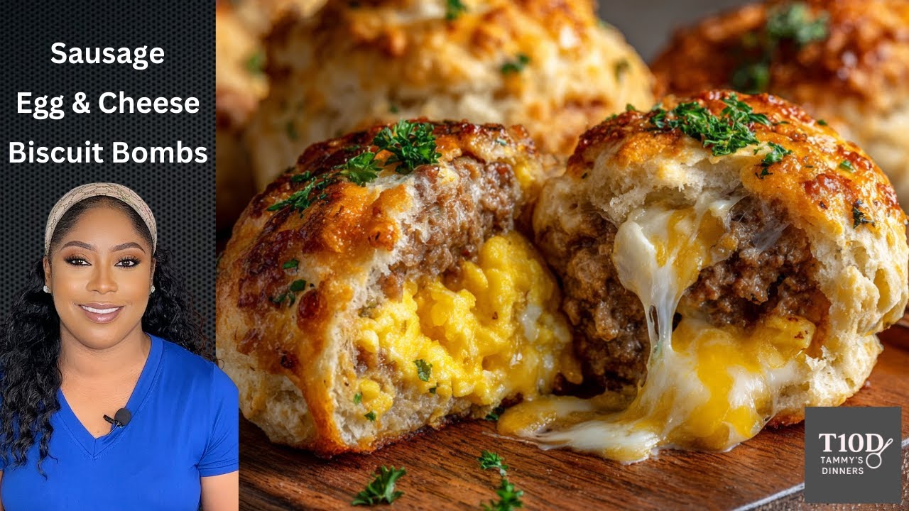 Sausage Egg And Cheese Biscuit Bombs | $10 Budget-Friendly Meals