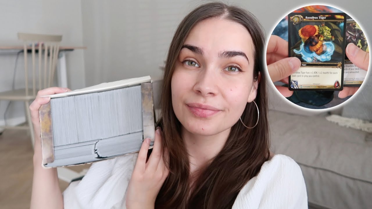 ASMR Large World of Warcraft TCG Unboxing
